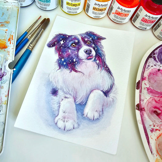 Galaxy Custom Pet Portrait - Jolly Pet Portraits