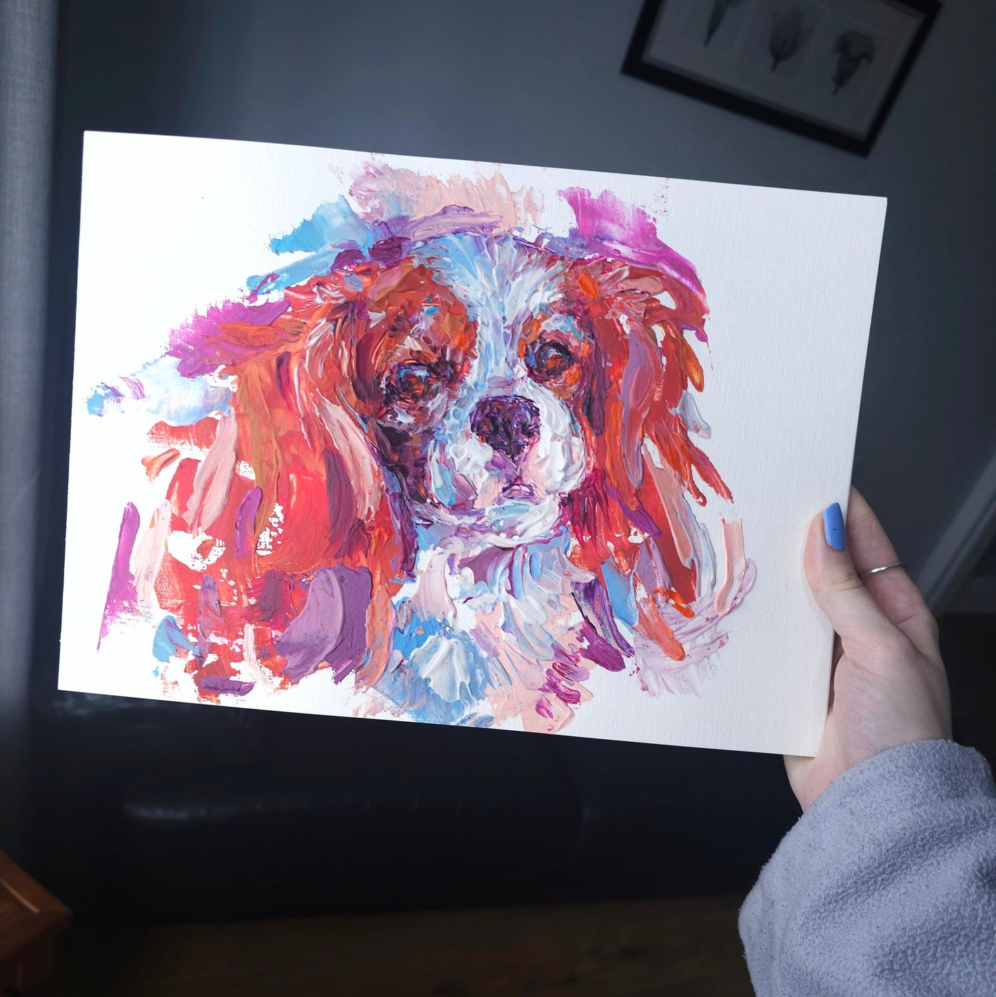 Acrylic Impasto Custom Pet Portrait - Jolly Pet Portraits