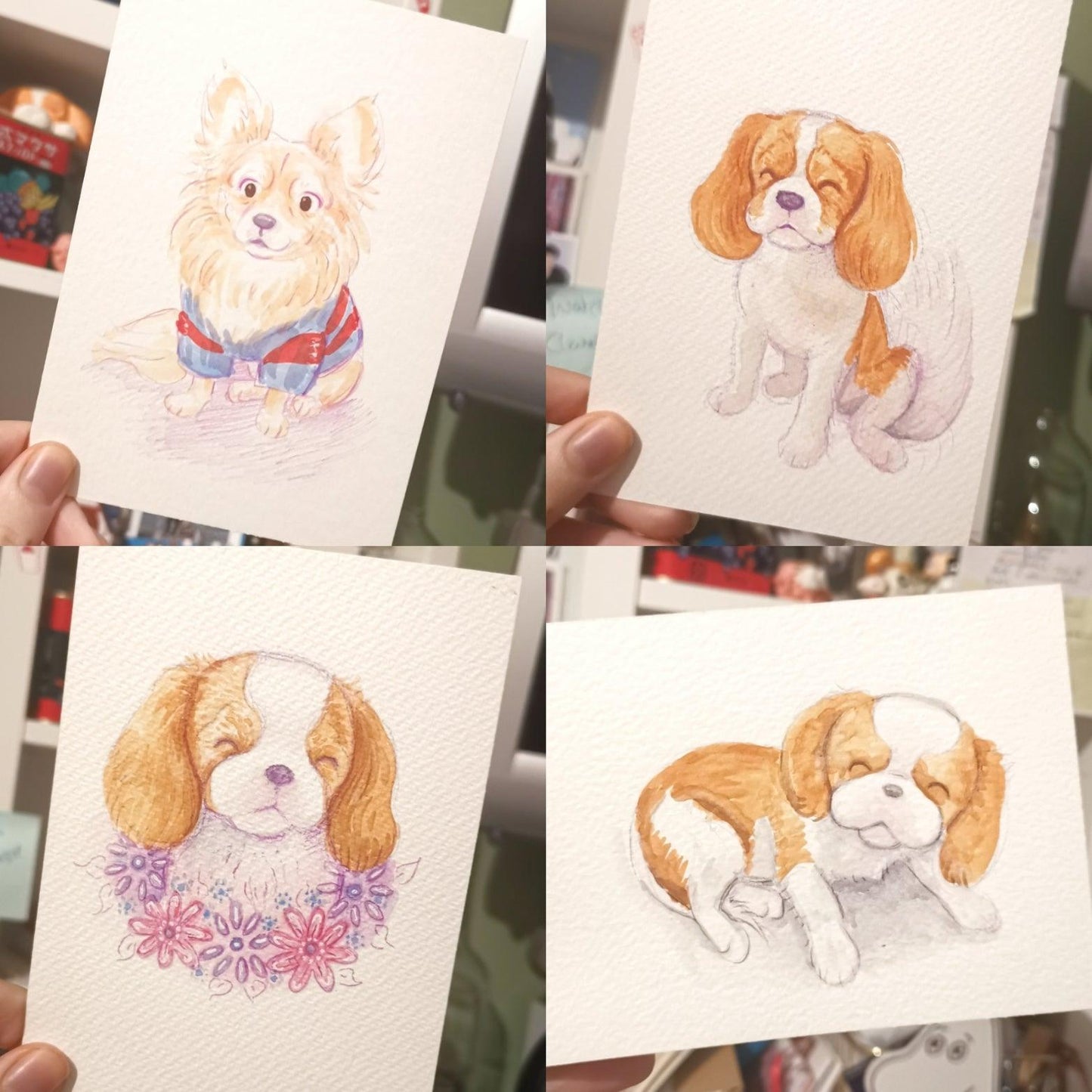 Cute Mini Custom Pet Caricature - Jolly Pet Portraits