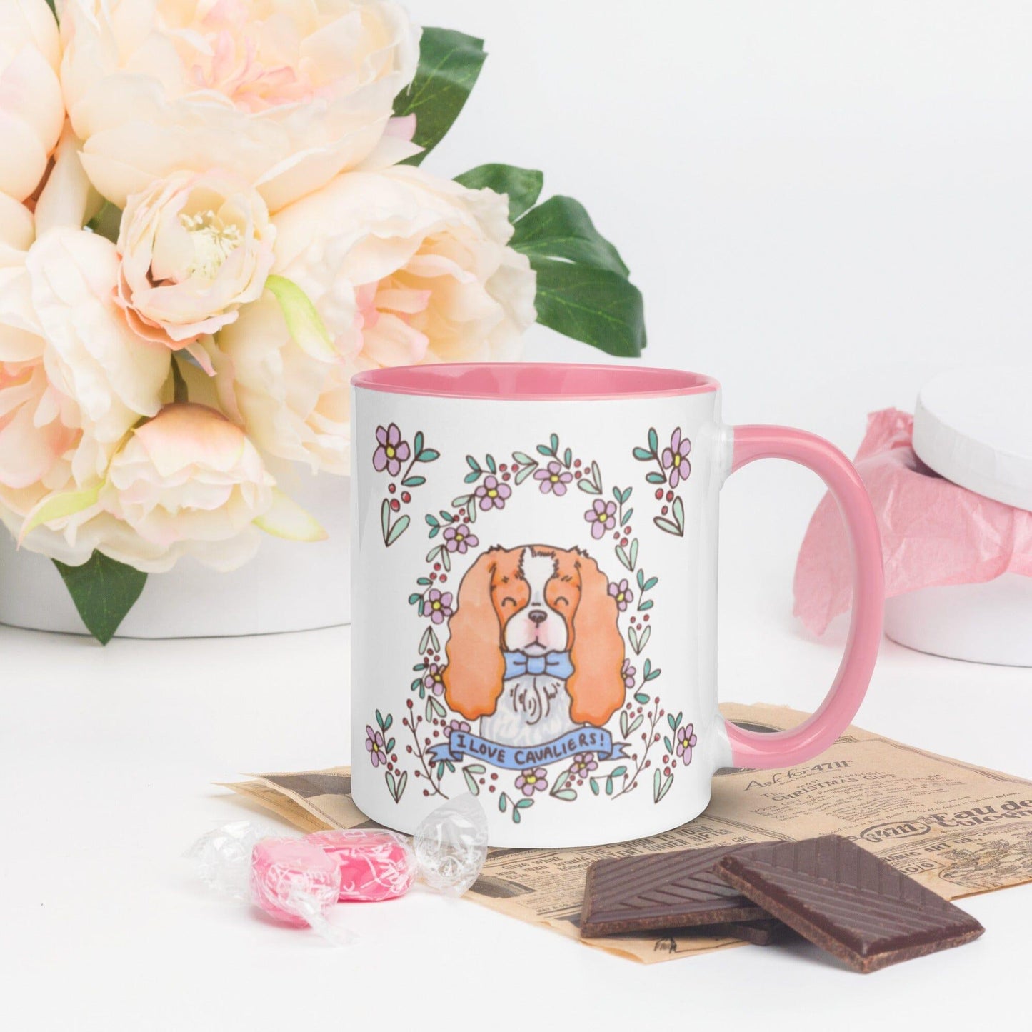 I Love Cavaliers Mug Jolly Pet Portraits