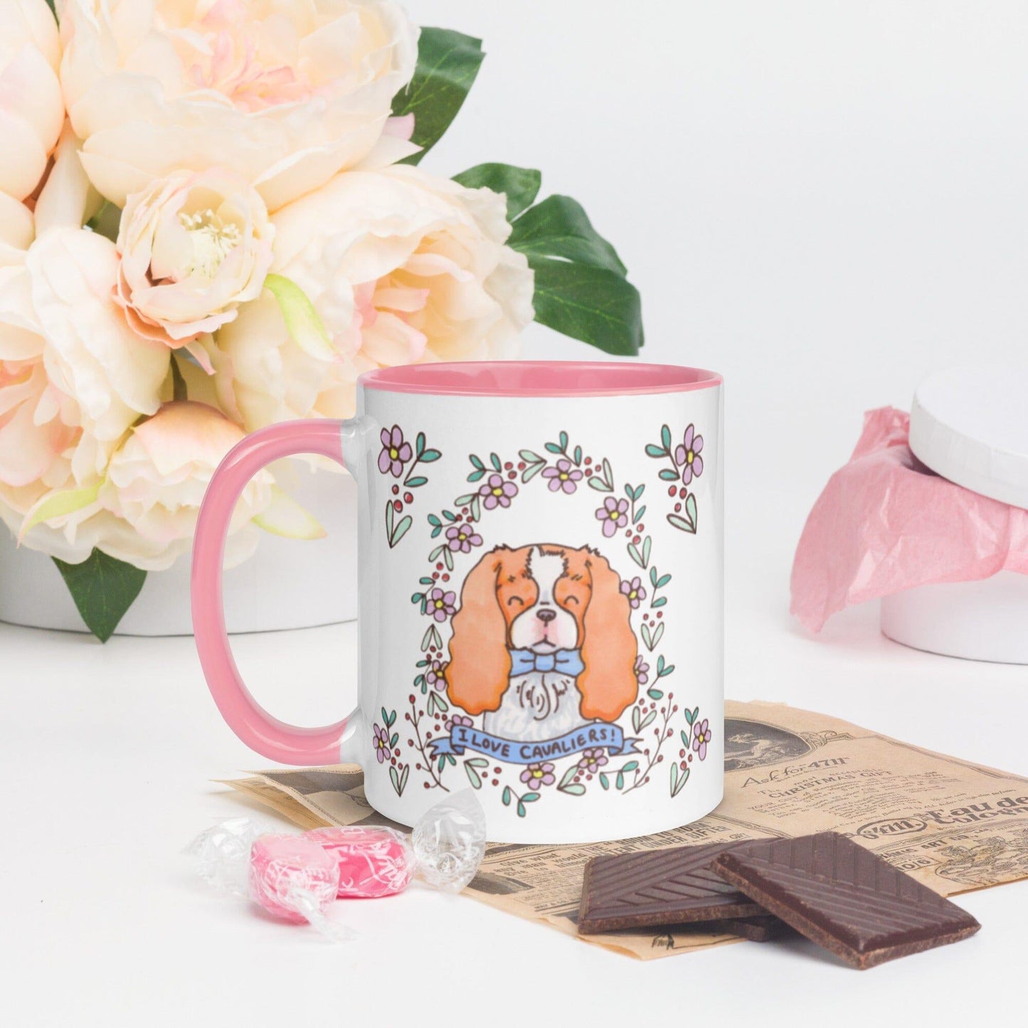 I Love Cavaliers Mug Jolly Pet Portraits