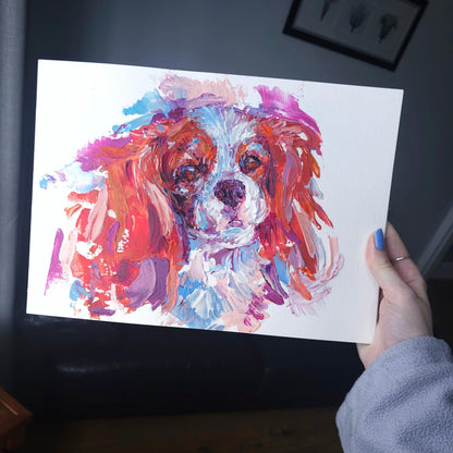 Acrylic Impasto Custom Pet Portrait - Jolly Pet Portraits 