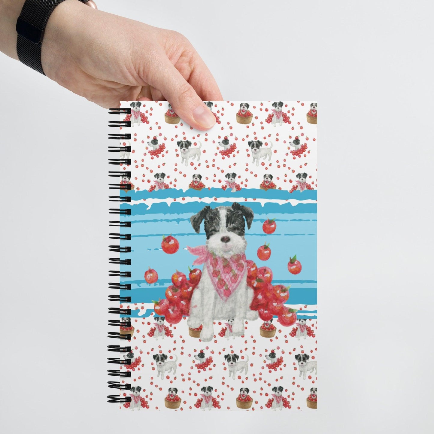 Jack Russell Notebook - Apple Harvest 2 - Jolly Pet Portraits 